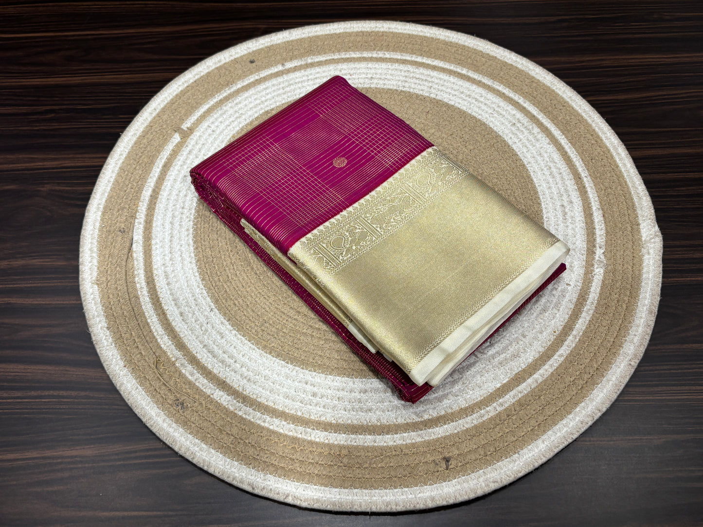 Semi Kanchipuram silk