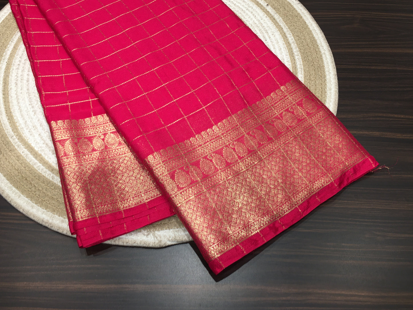 Semi Mysore Crape Silk