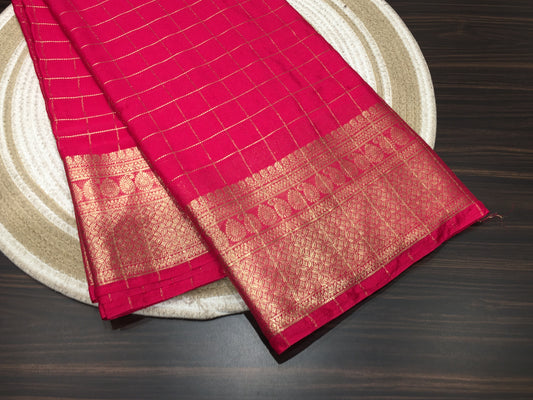 Semi Mysore Crape Silk