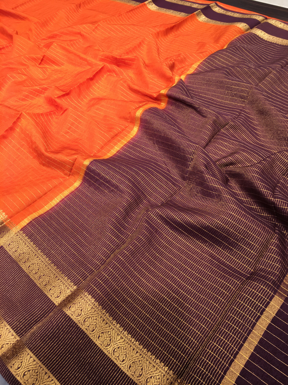Semi Mysore Crape Silk