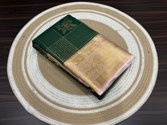 Semi Kanchipuram silk