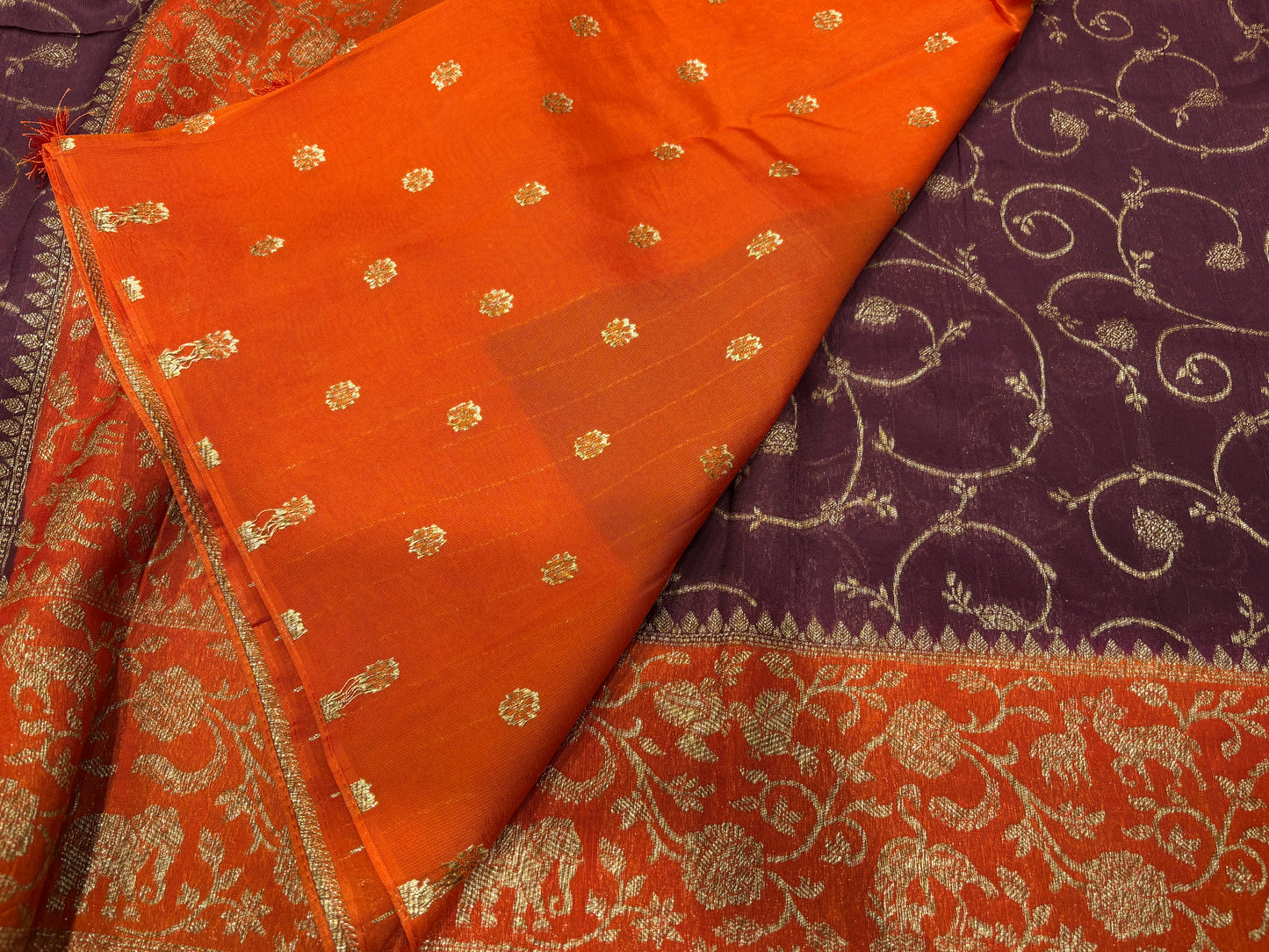 Soft tussar saree