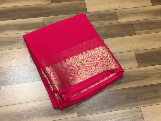 Semi Mysore crape silk