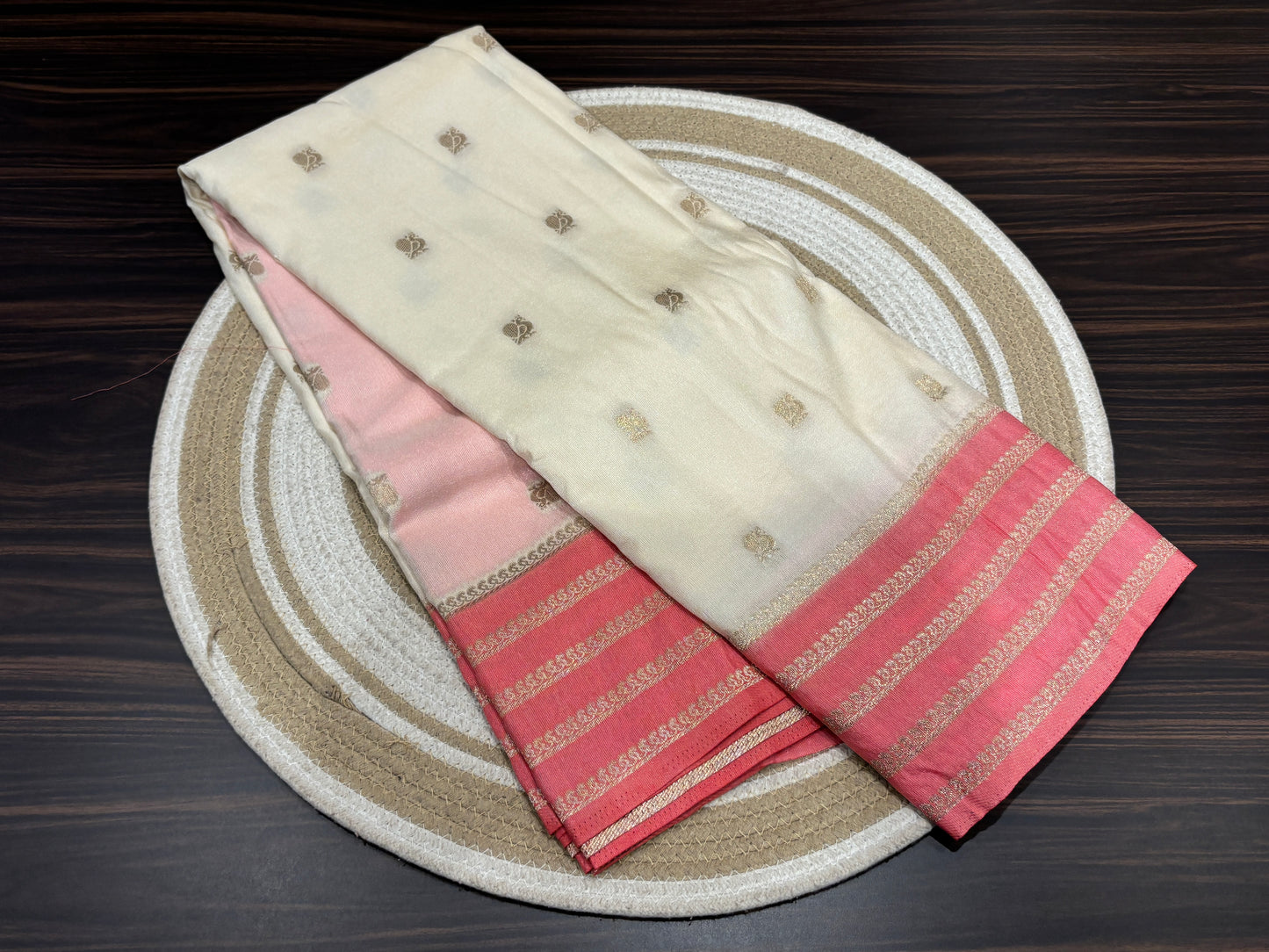 Soft crape saree