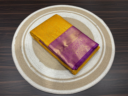 Semi Kanchipuram silk