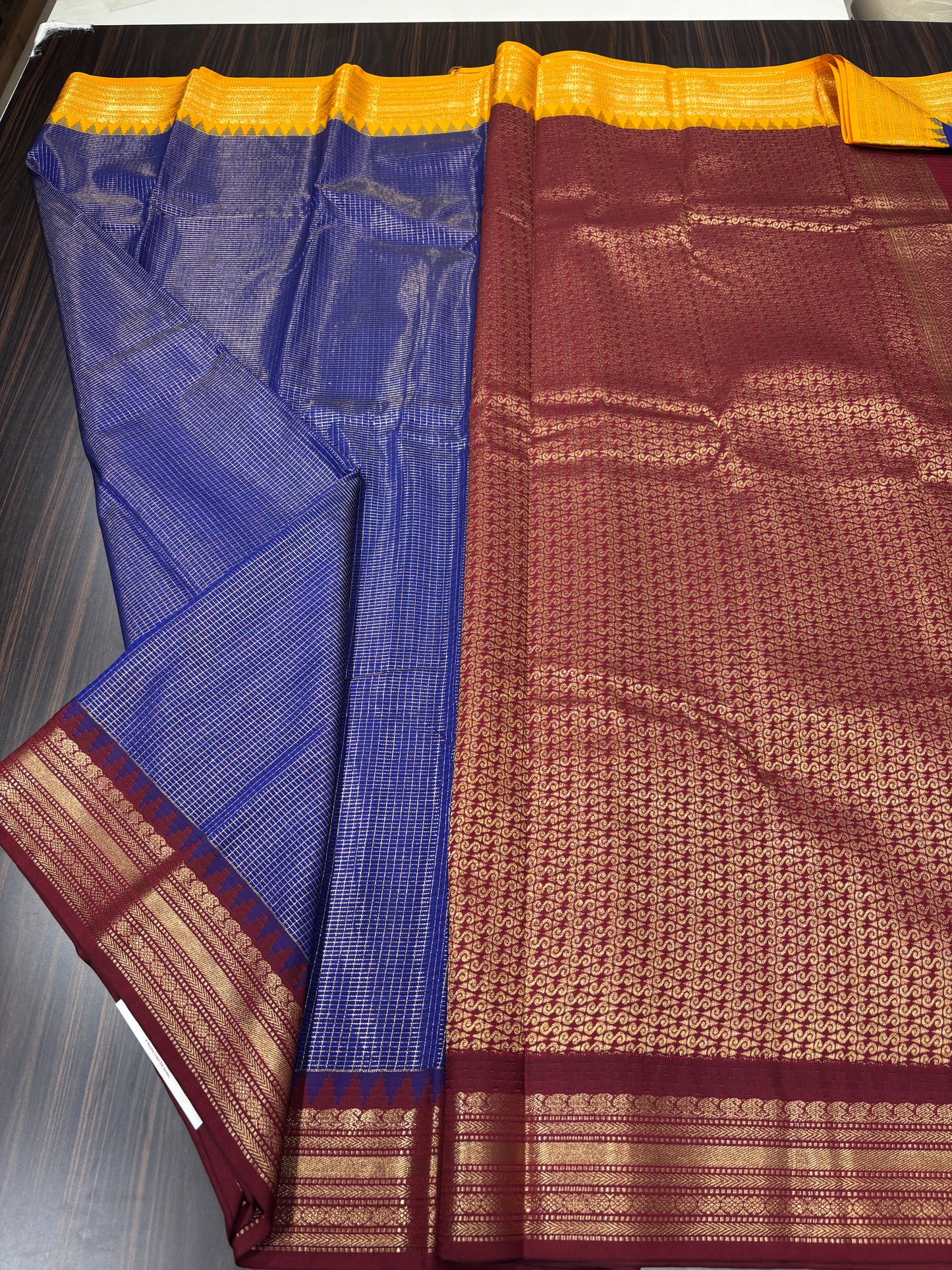 Semi Kanchipuram silk
