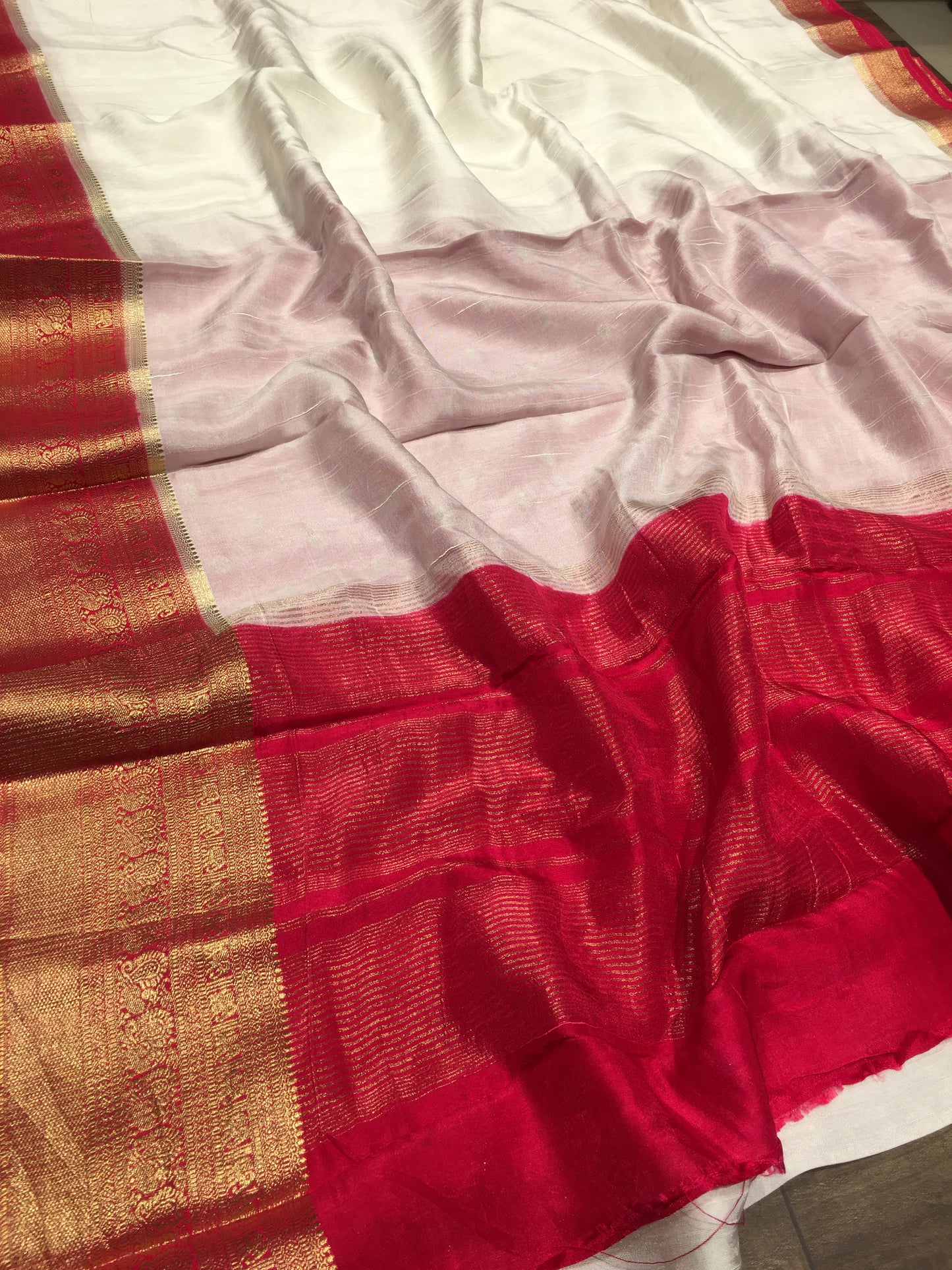 Soft tussar saree