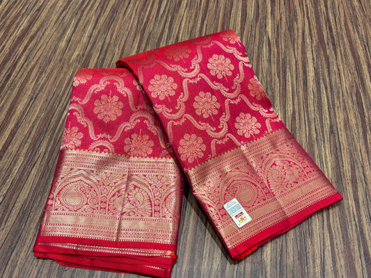 Pure Kanchipuram Brocade Silk