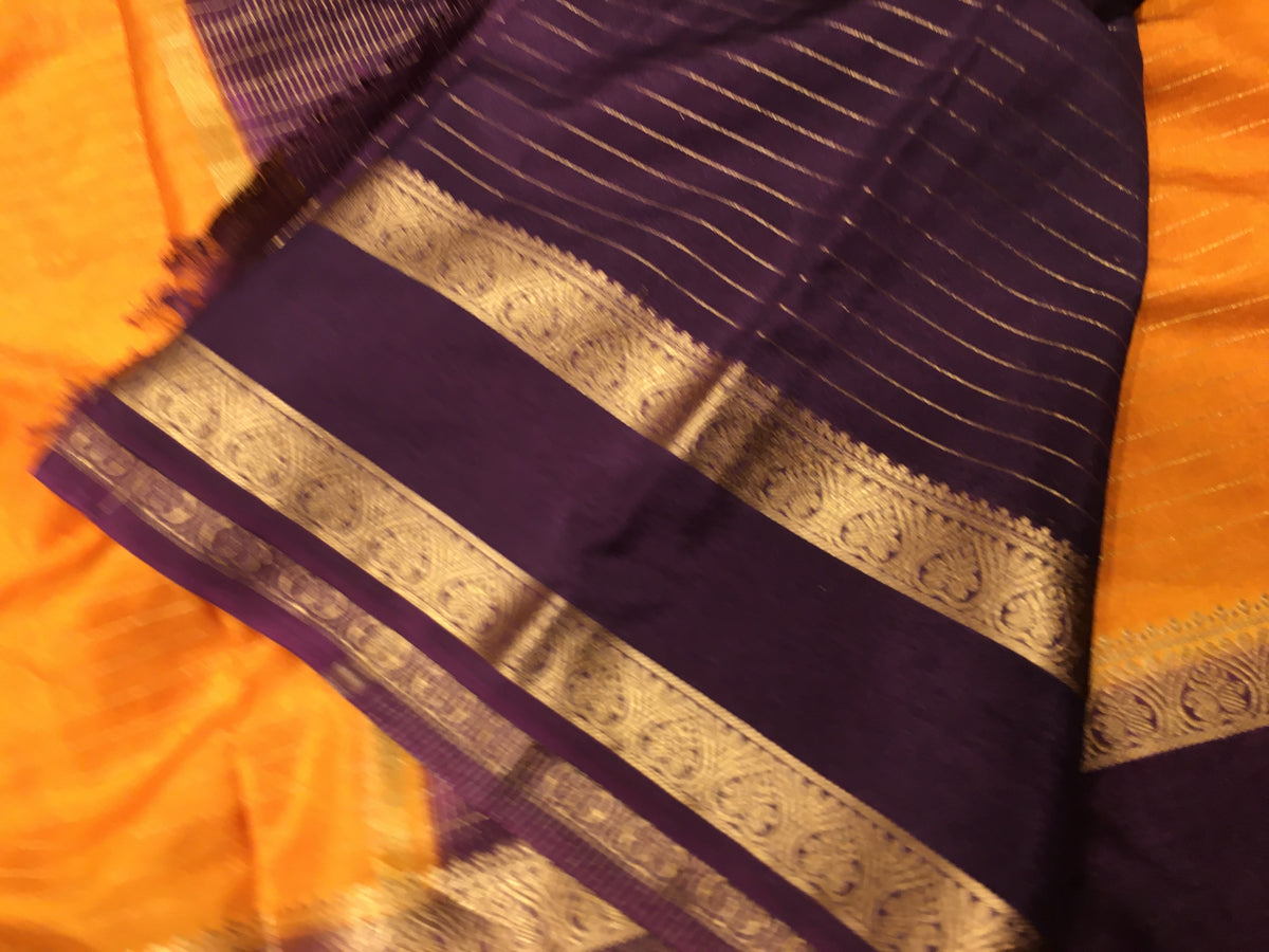 Semi Mysore Crape Silk
