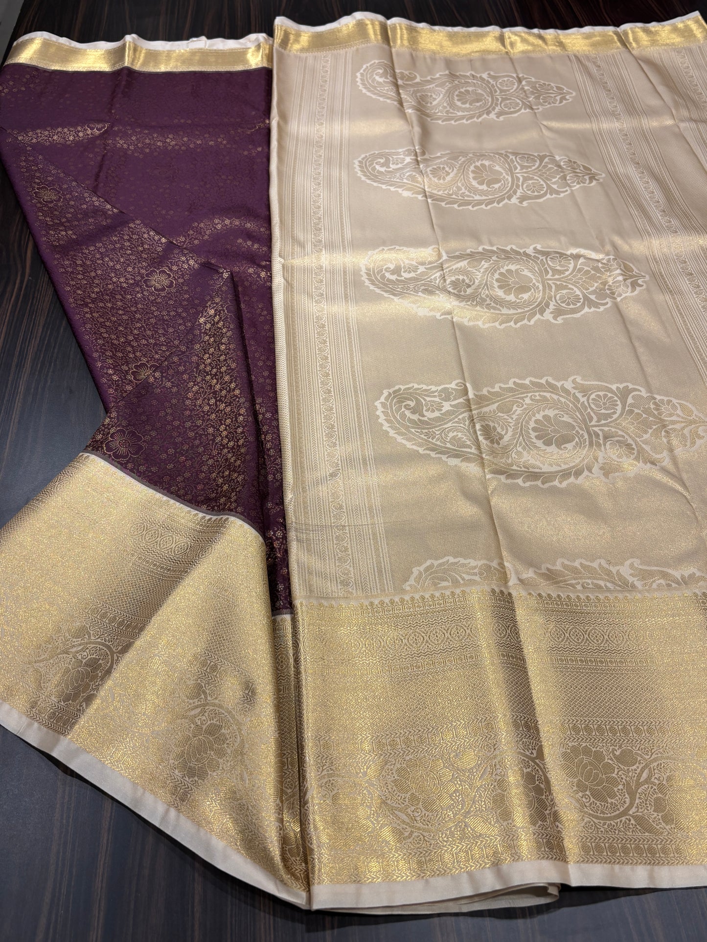 Semi Kanchipuram silk