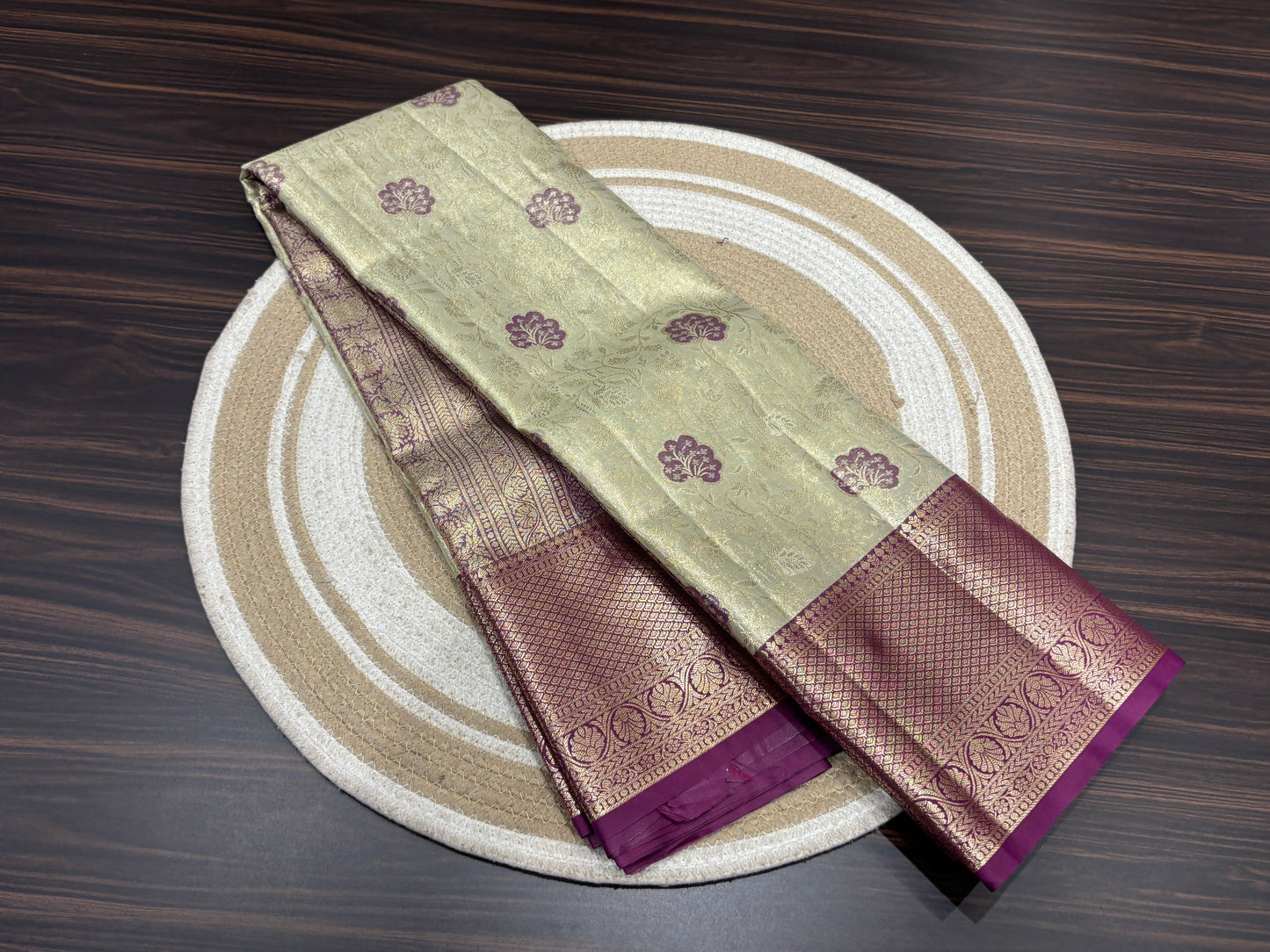 Semi Kanchipuram silk