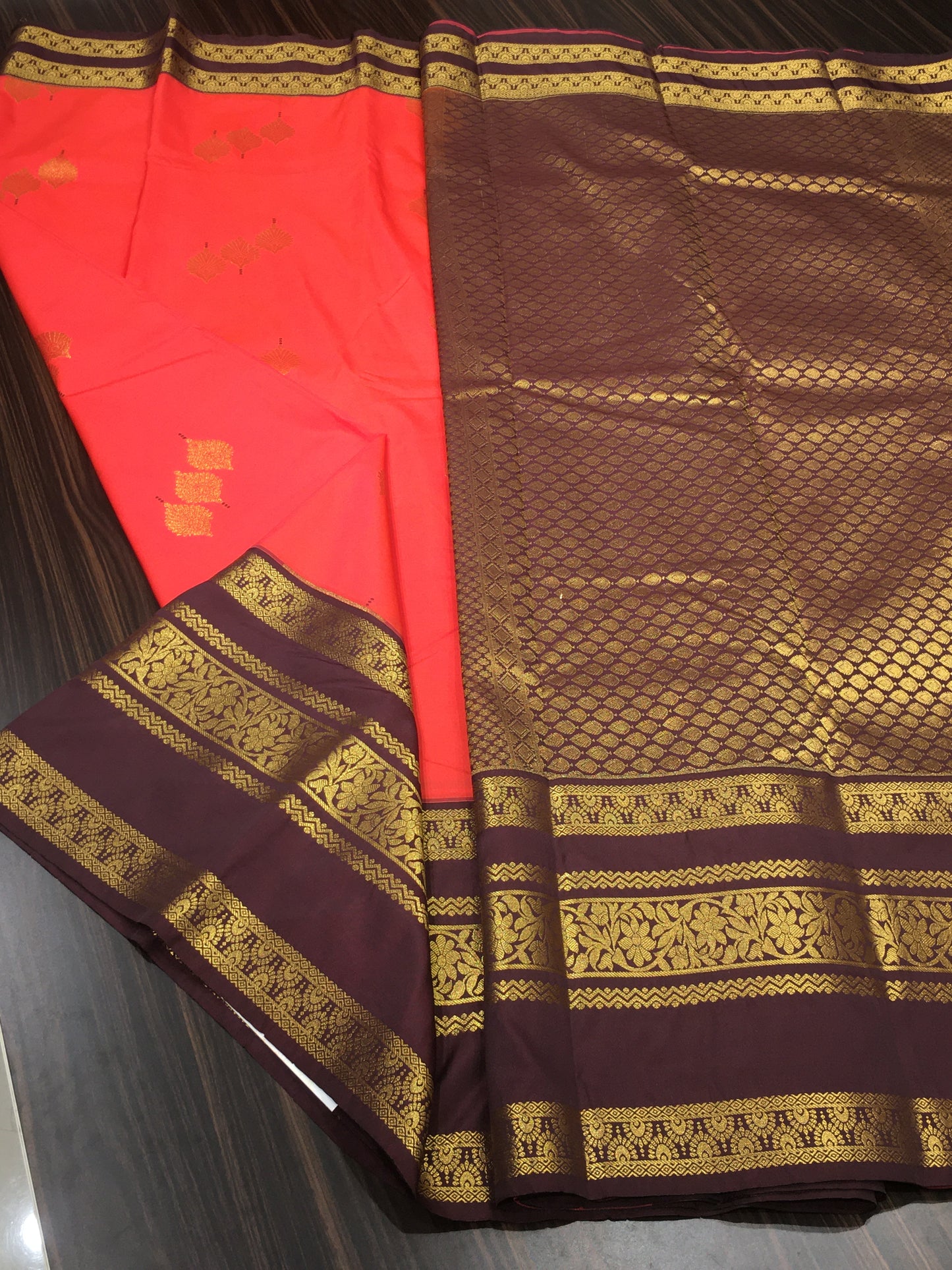 Semi Kanchipuram silk