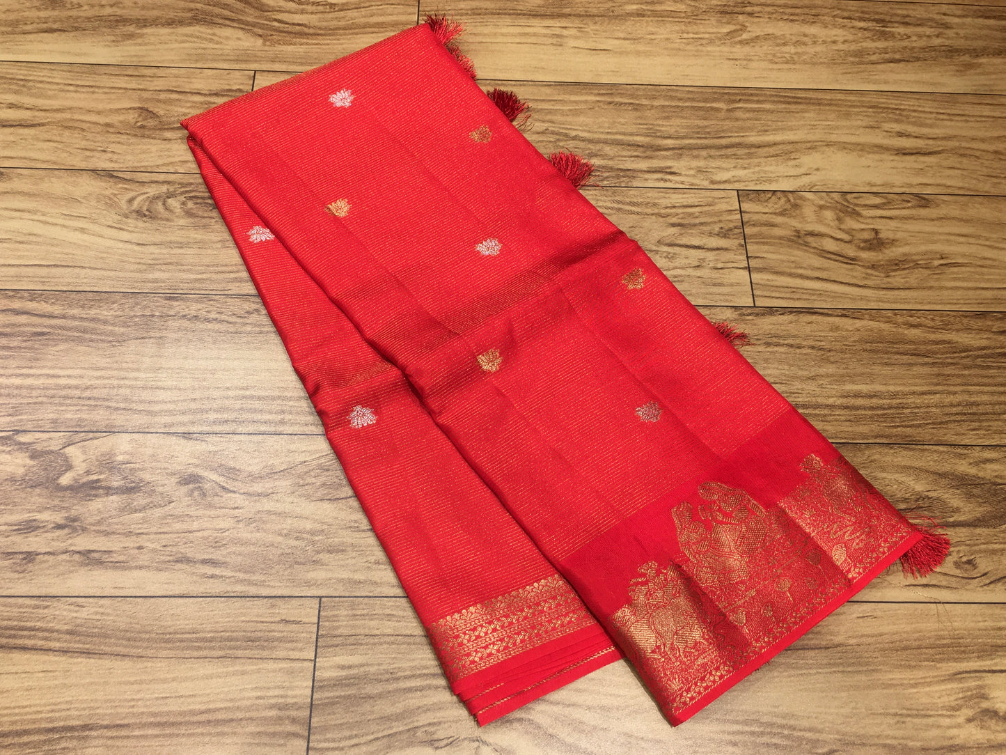 Moonga Crape Saree