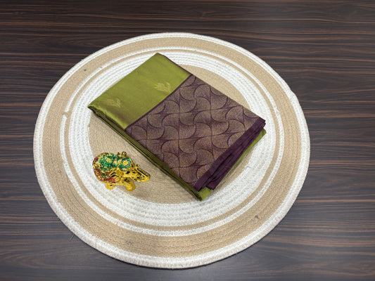 Semi Kanchipuram silk