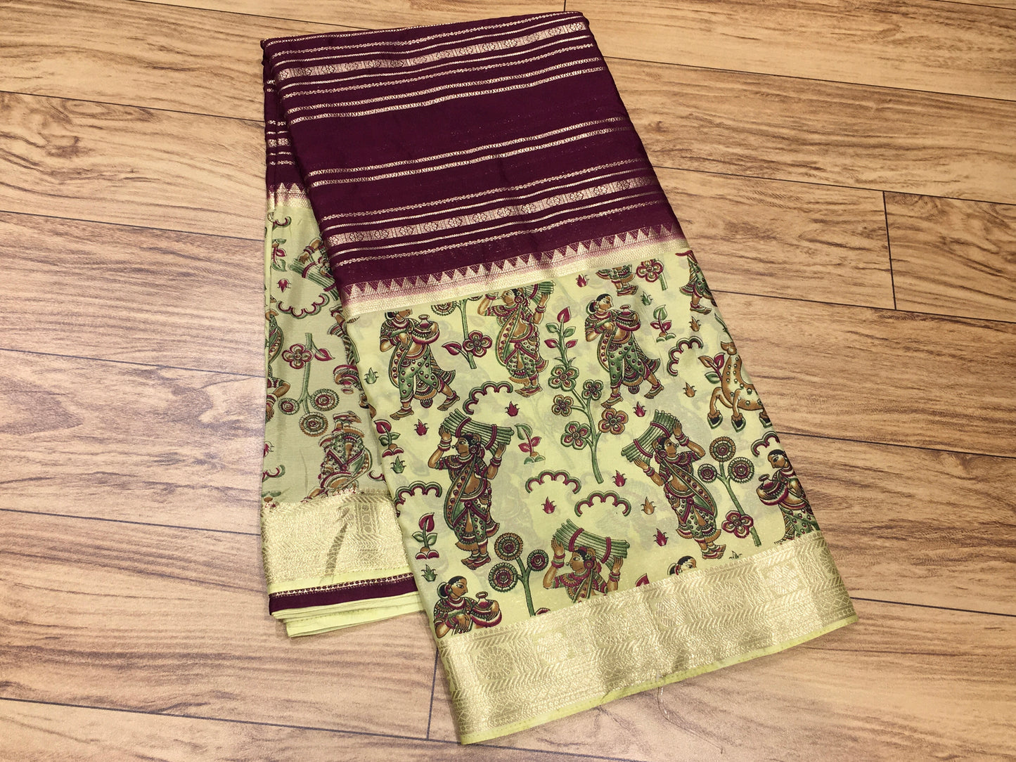 Semi Mysore Crape Silk