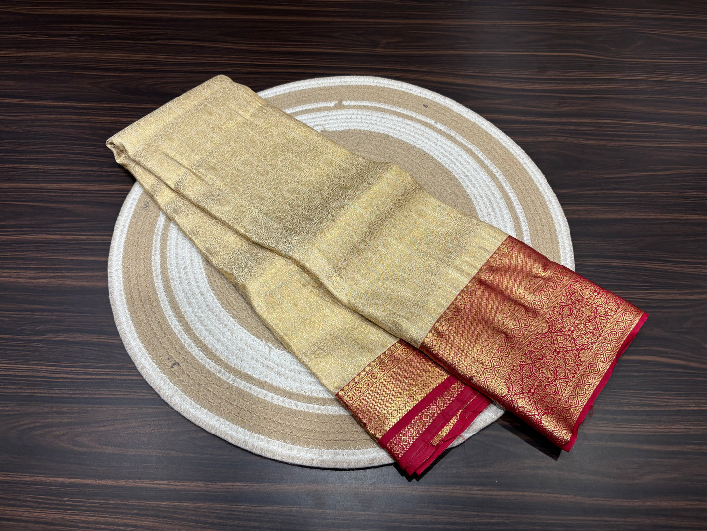 Semi Kanchipuram silk
