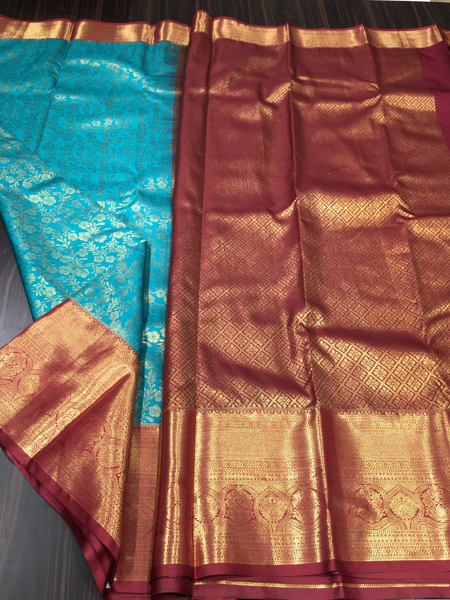 Semi Kanchipuram silk
