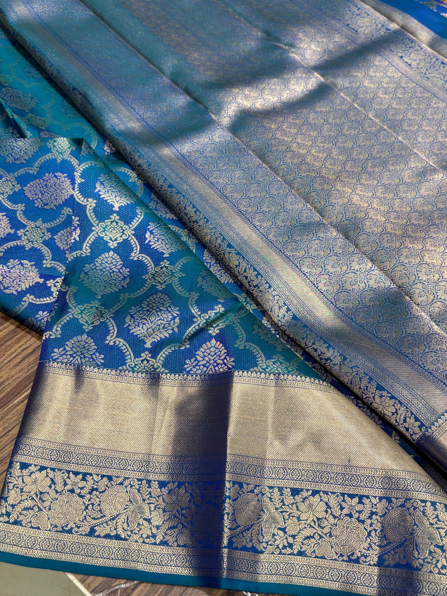 Pure Kanchipuram Broced Silk