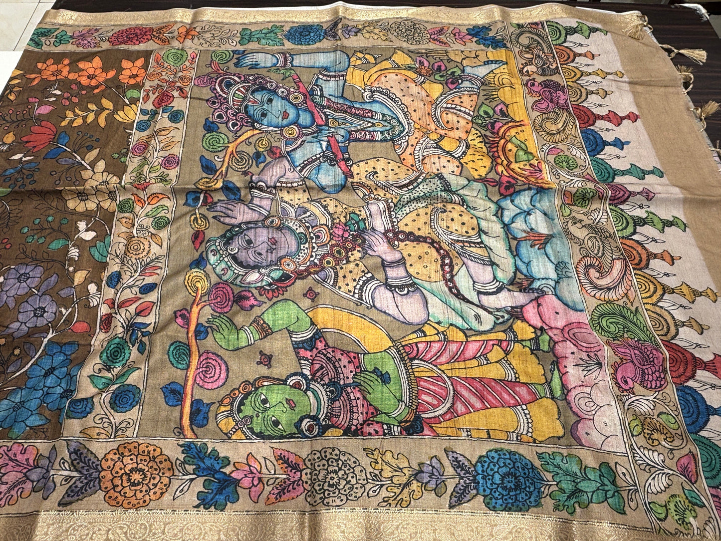 Kalamkari saree