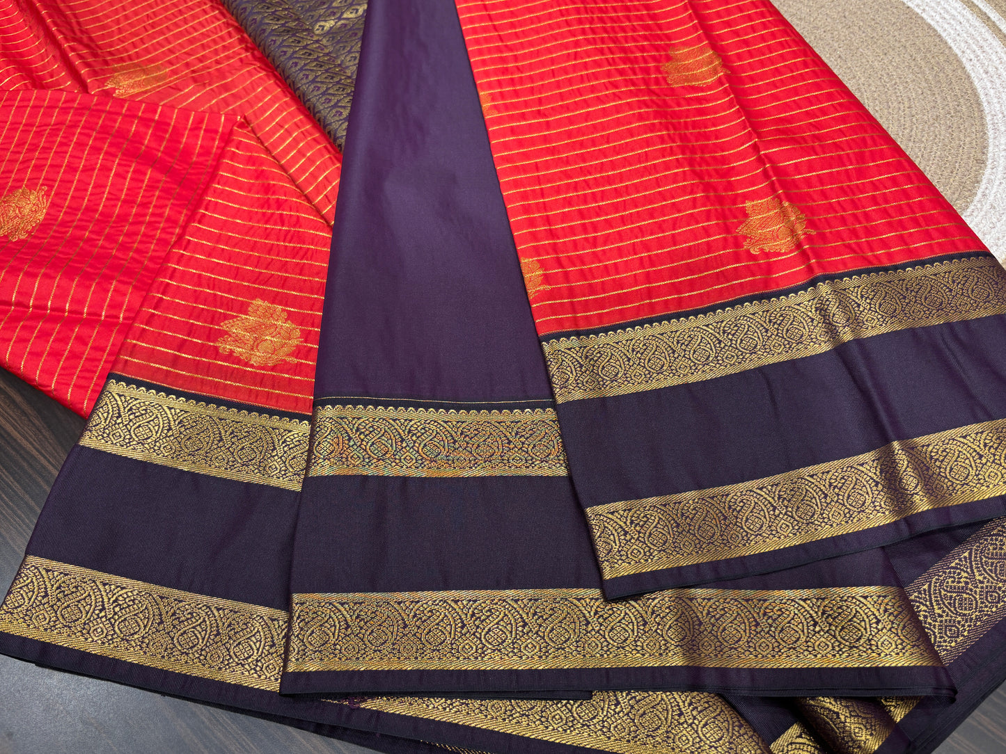 Semi Kanchipuram silk