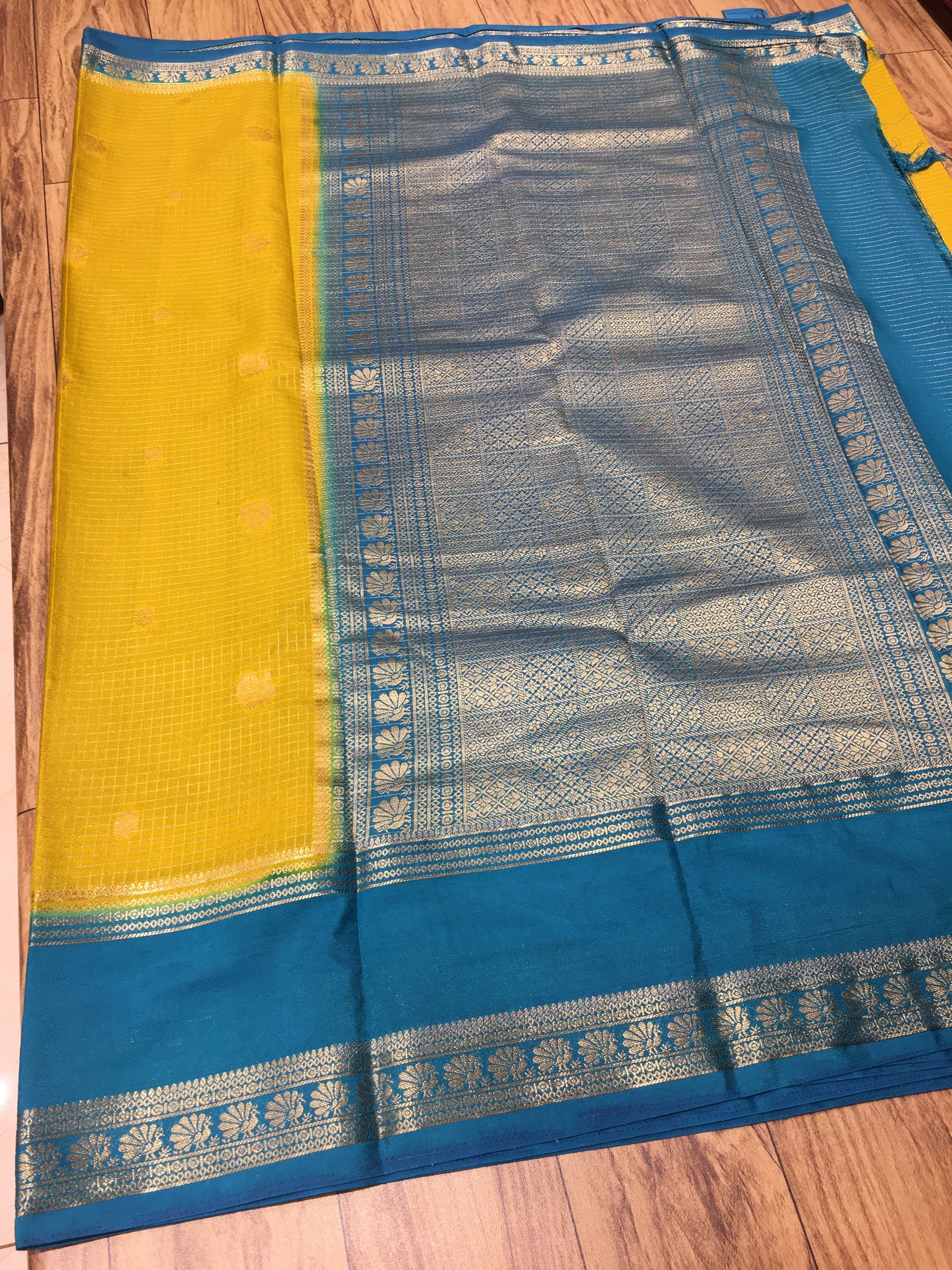 Semi Mysore Crape Silk