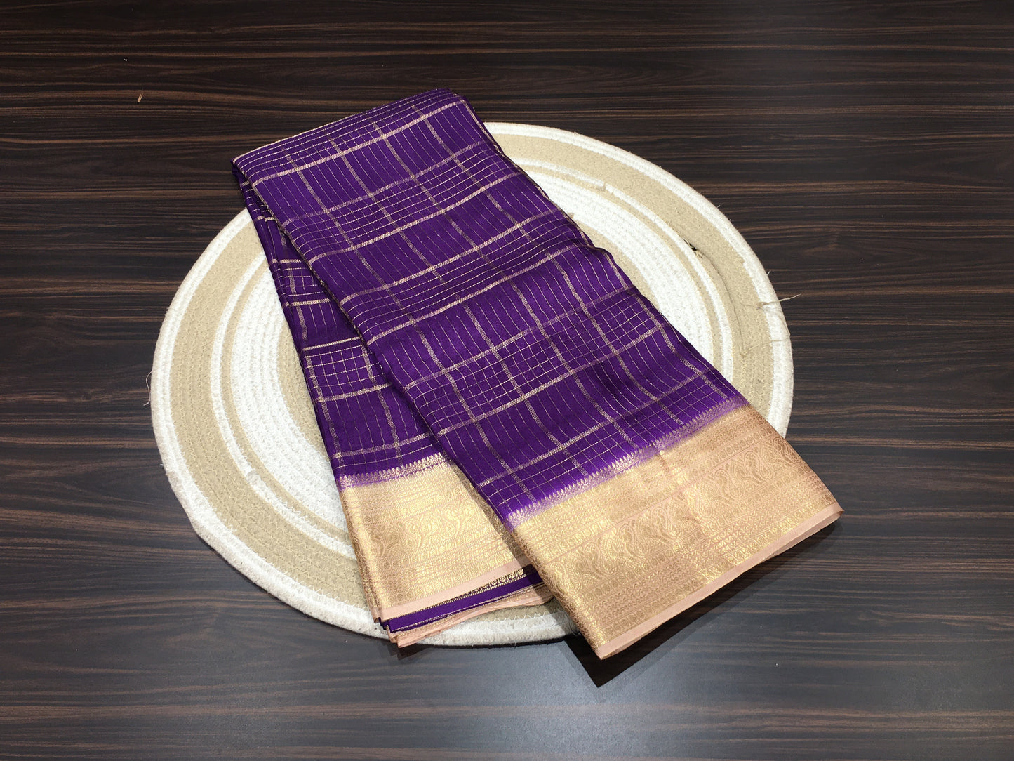 Semi Mysore Crape Silk