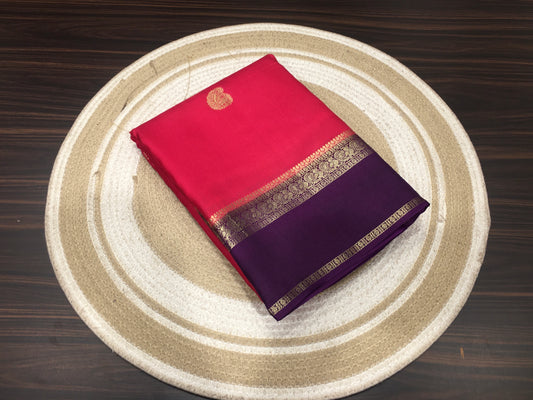 Moonga crape saree