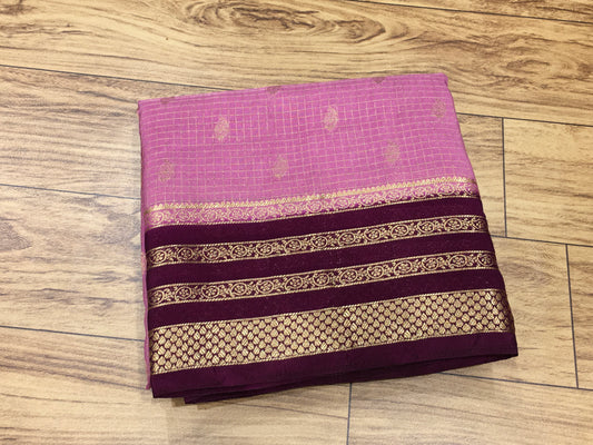 Semi Mysore Crape Silk