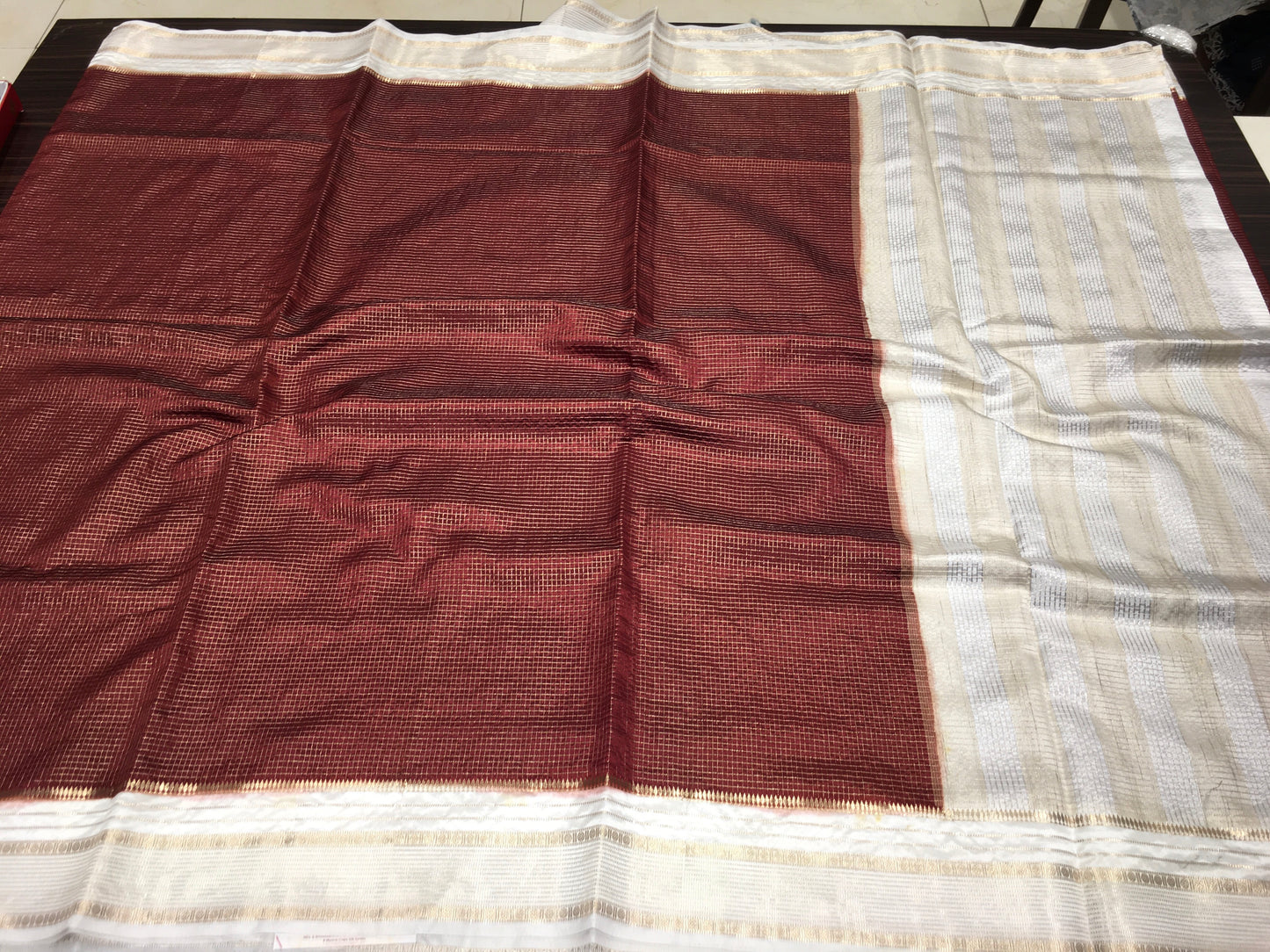 Moonga Crape Saree