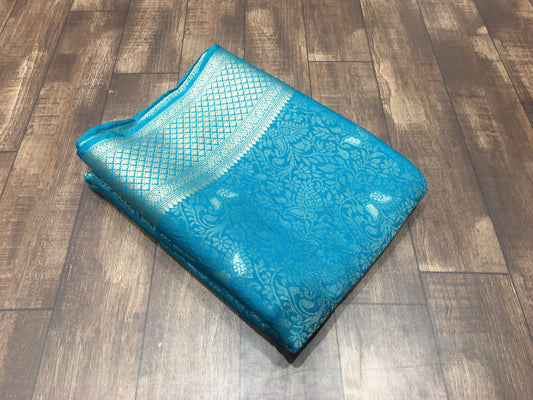 Chiffon crape saree