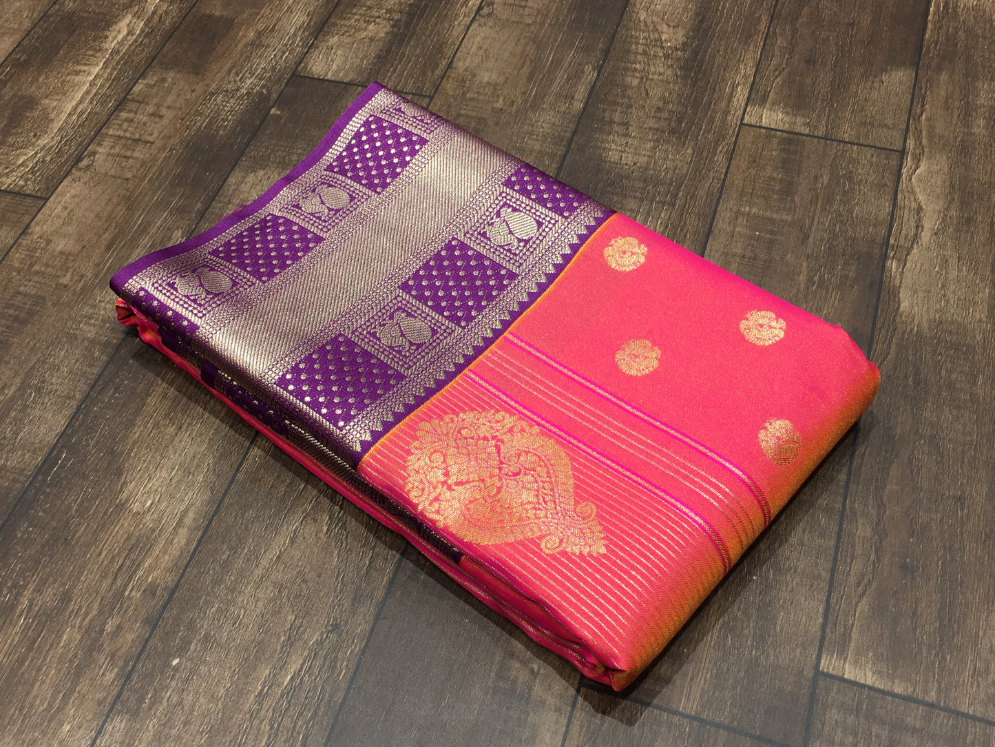 Semi Kanchipuram silk