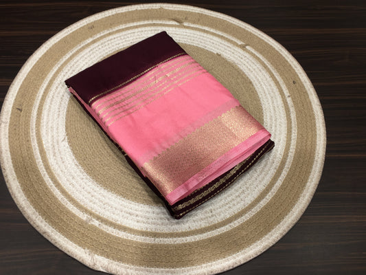 Mysore crape saree