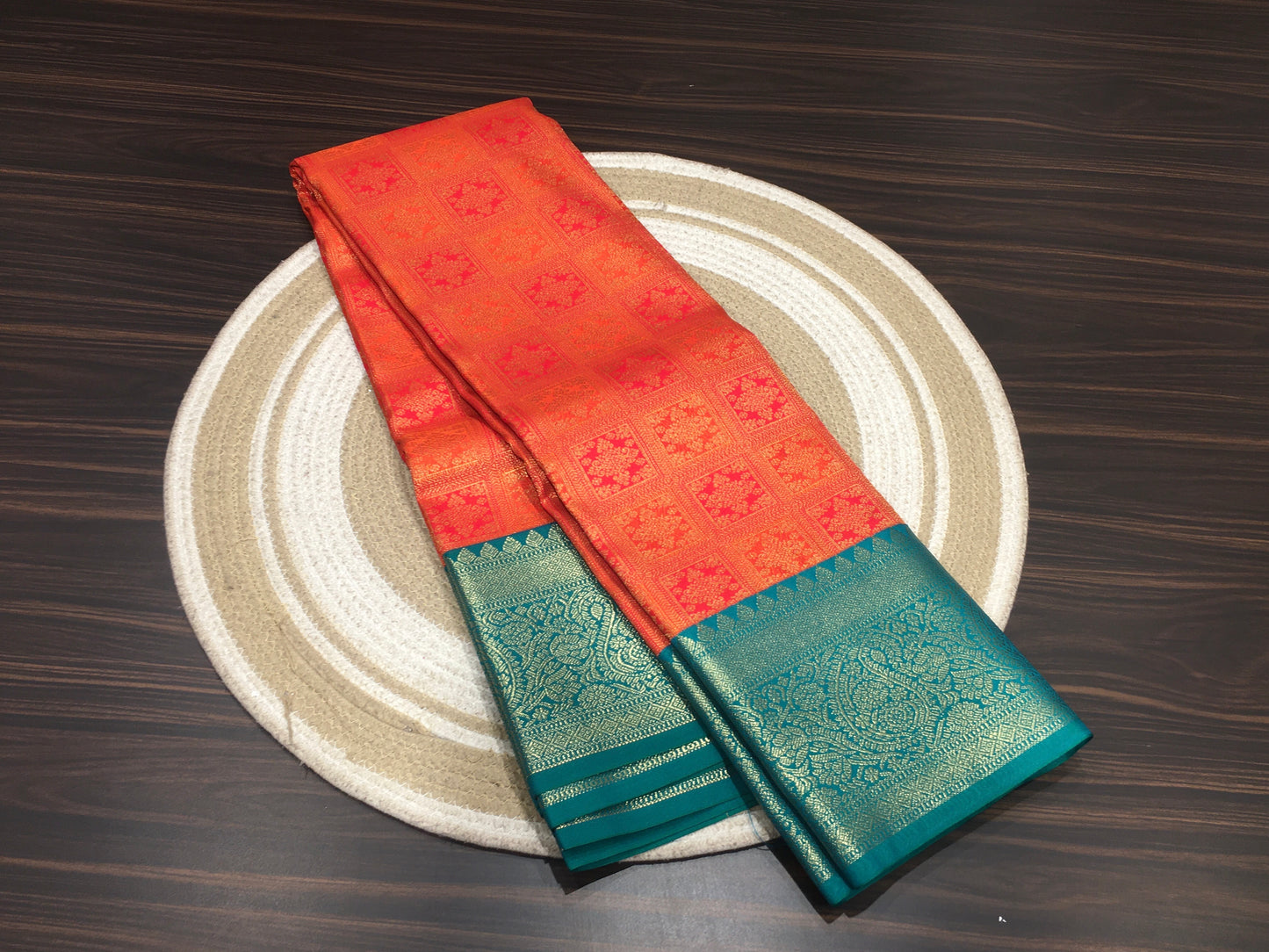 Semi Kanchipuram silk
