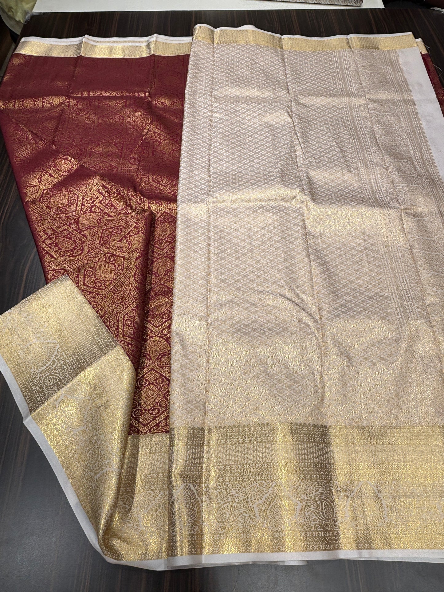 Semi Kanchipuram silk