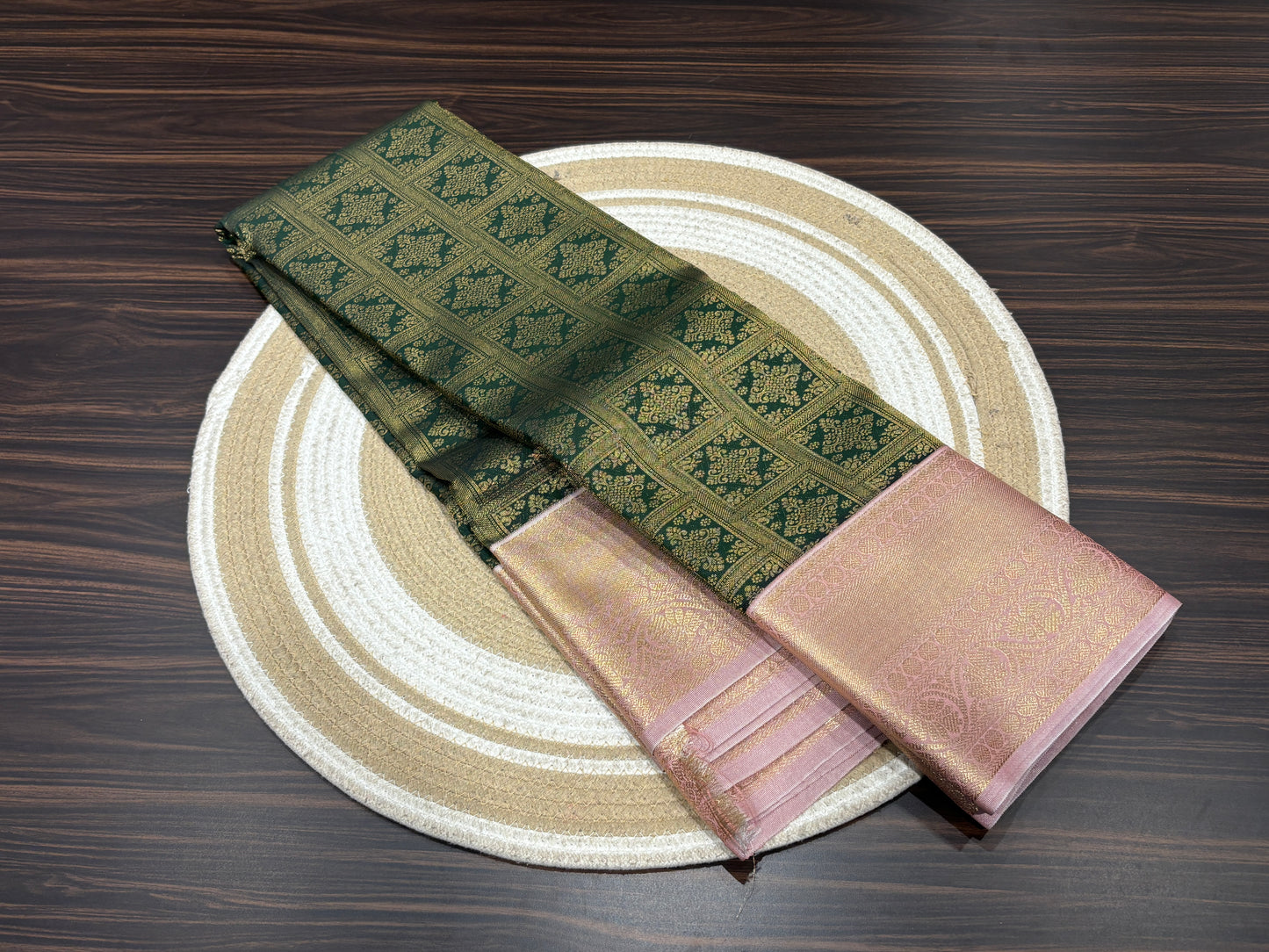 Semi Kanchipuram silk