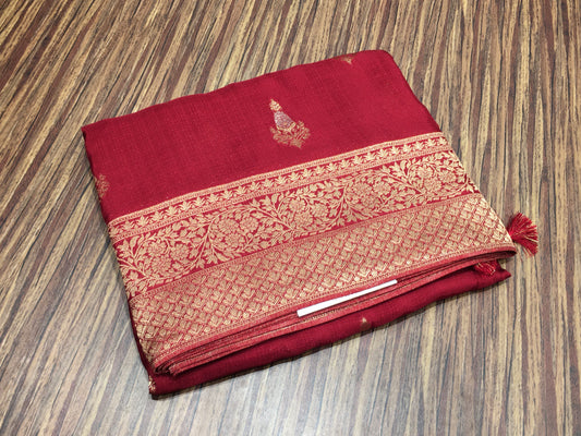 Russian crape saree