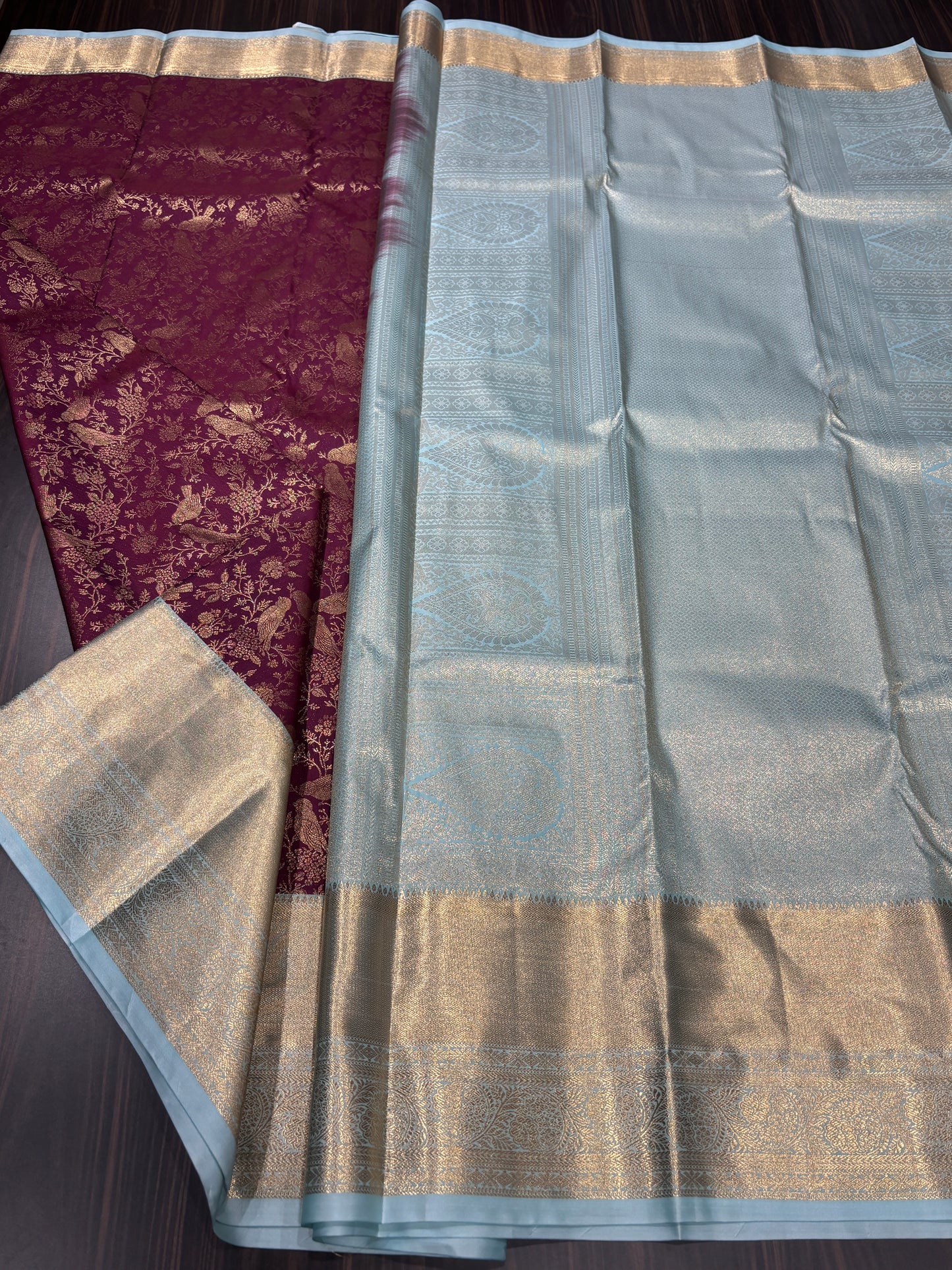 Semi Kanchipuram silk