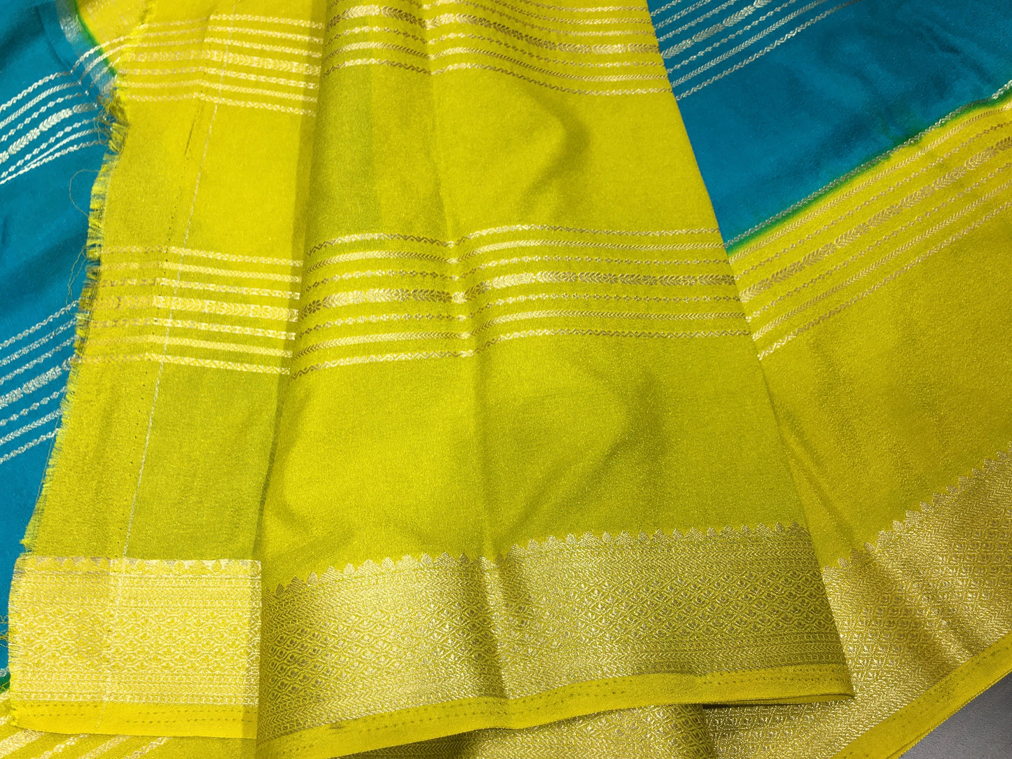 Mysore crape saree