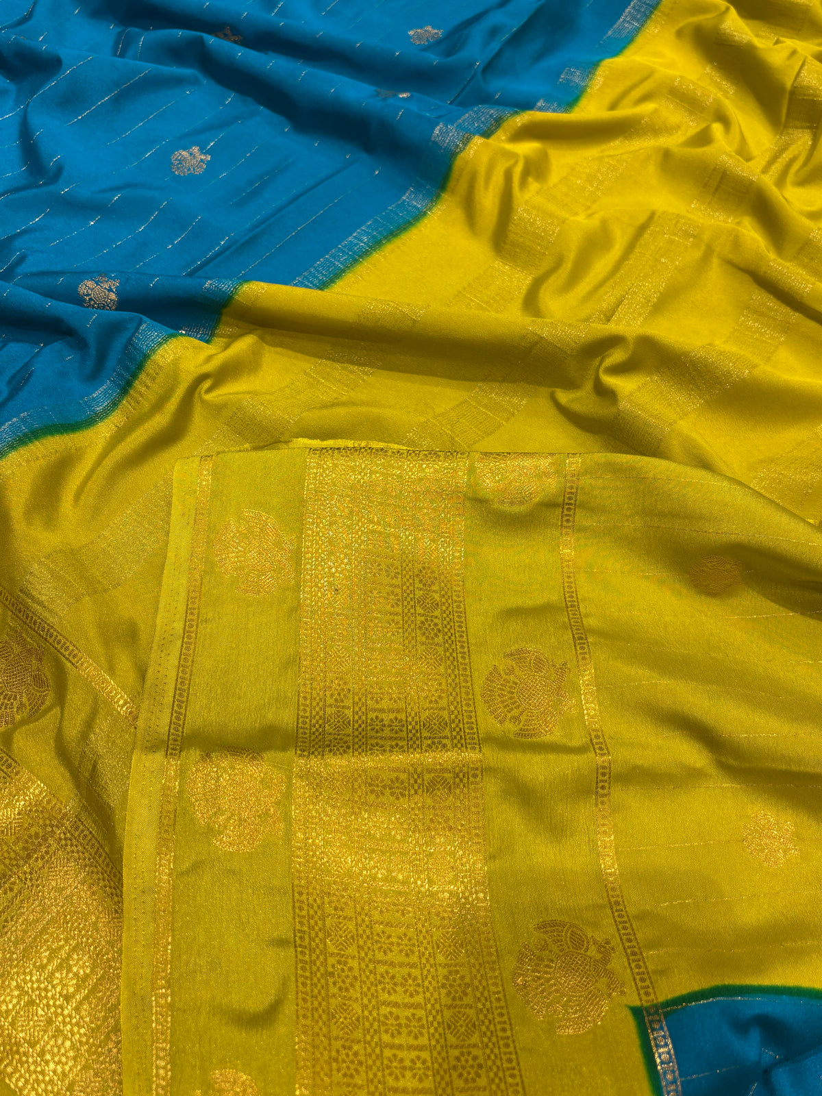 Semi Mysore Crape Silk