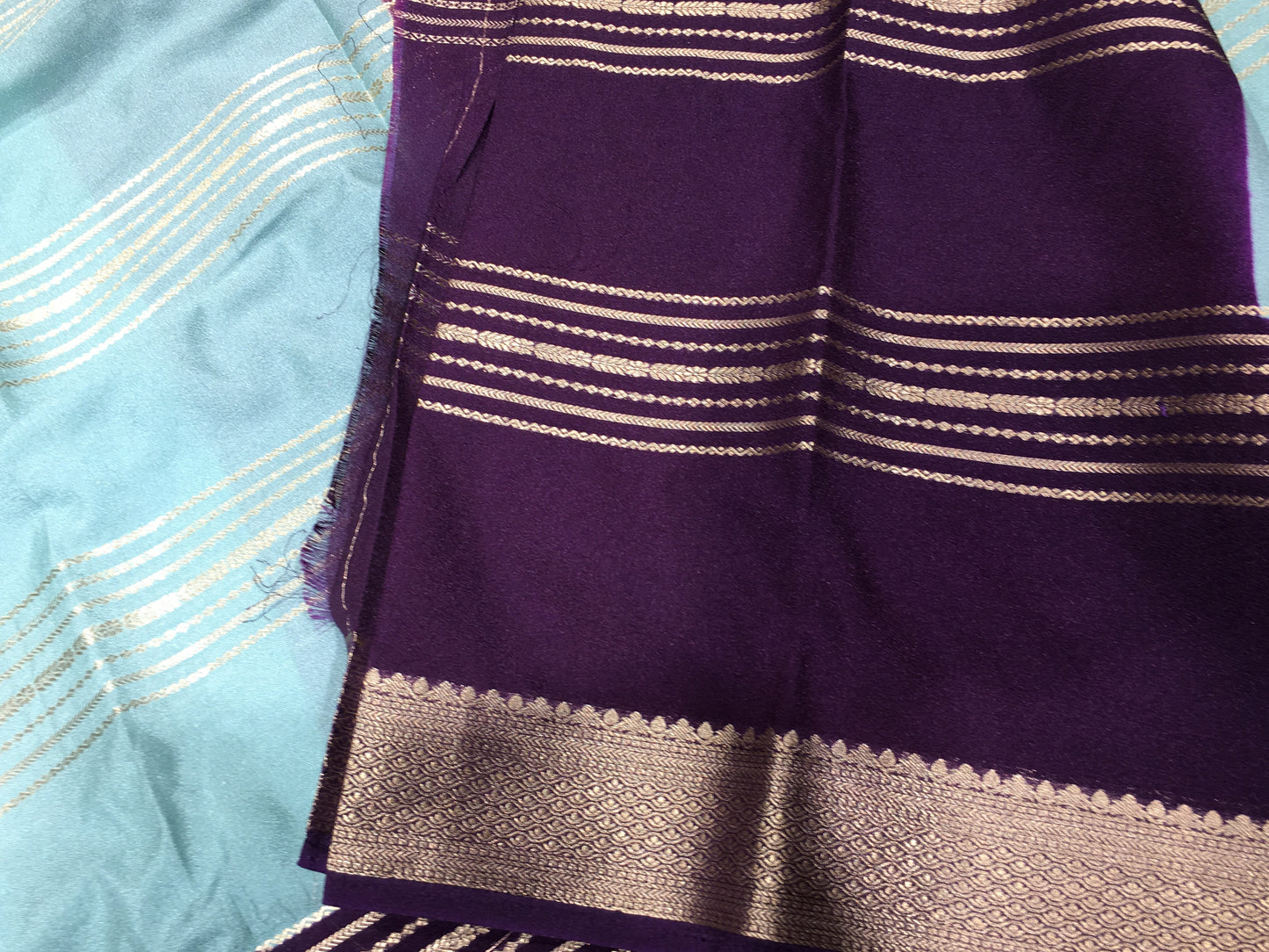 Mysore crape saree