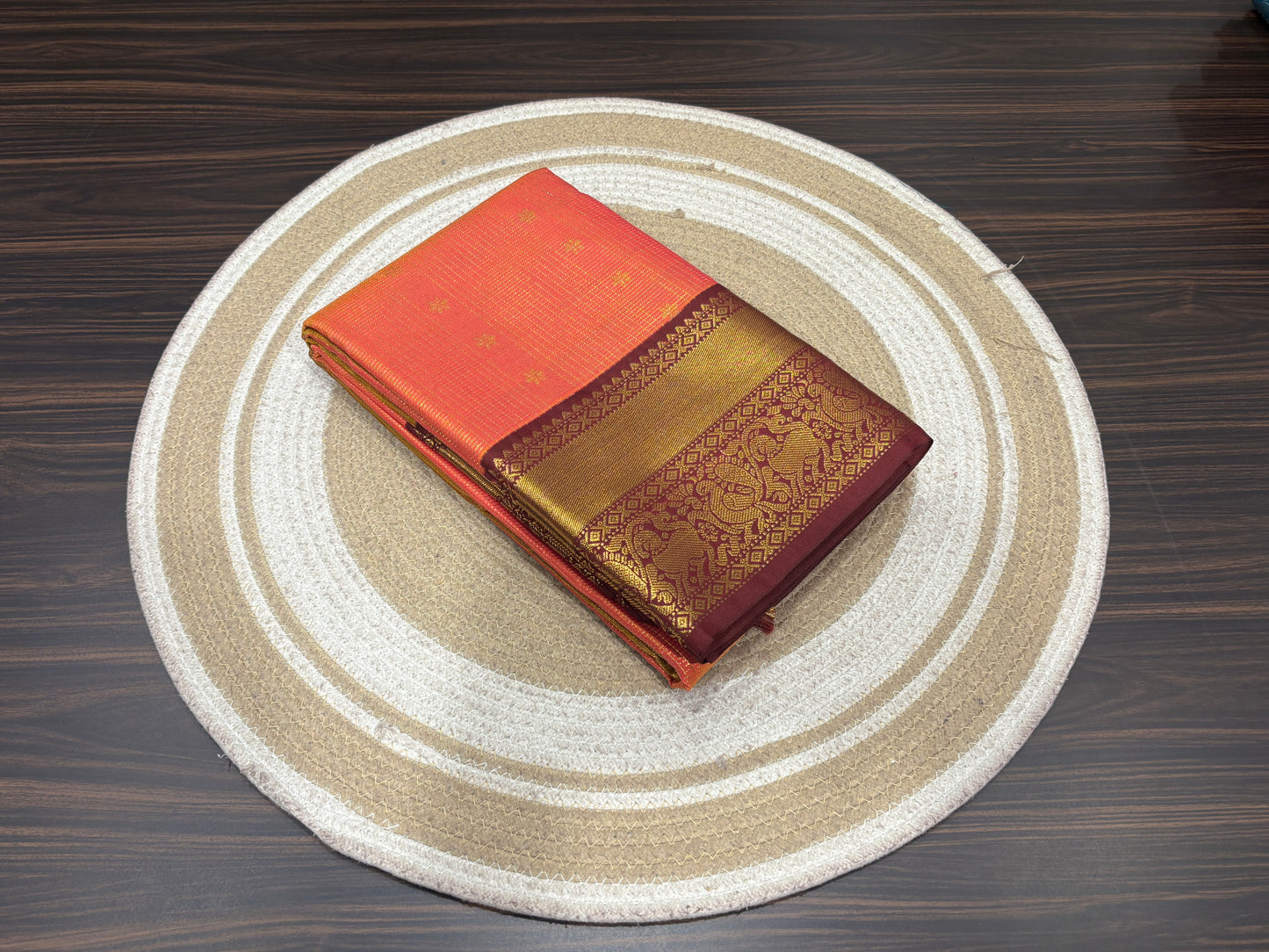 Semi Kanchipuram silk