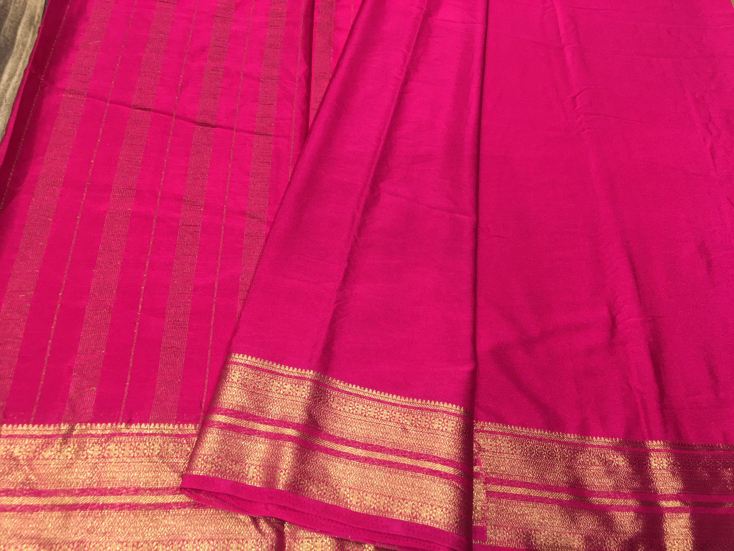 Semi Mysore Crape Silk