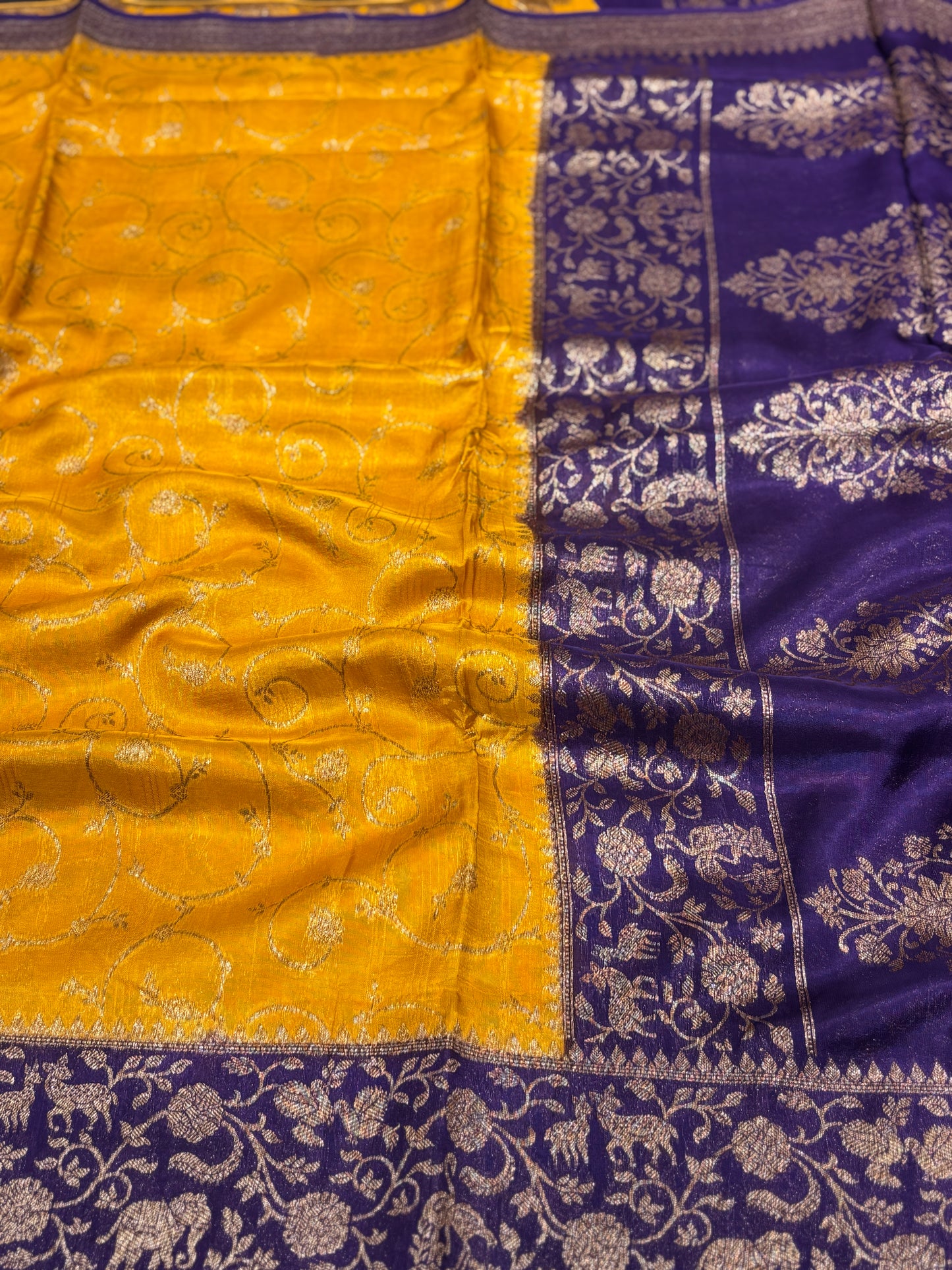 Soft tussar saree