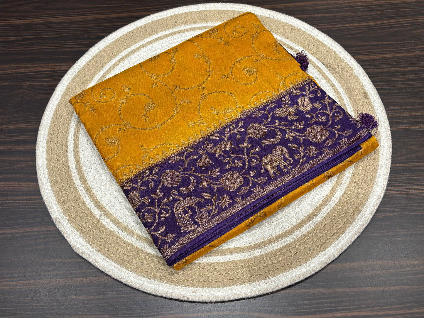 Soft tussar saree