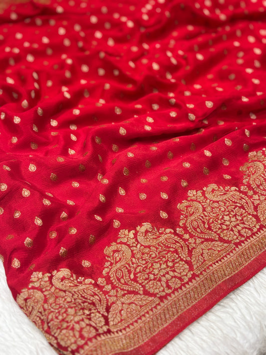 Banarasi Crape Saree