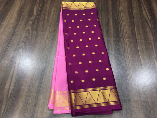 Semi Mysore Crape Silk