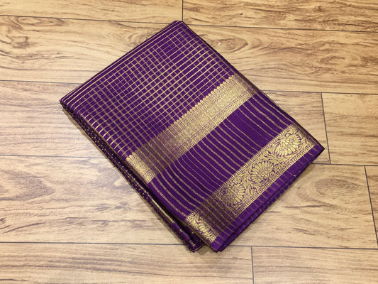 Semi Mysore Crape Silk