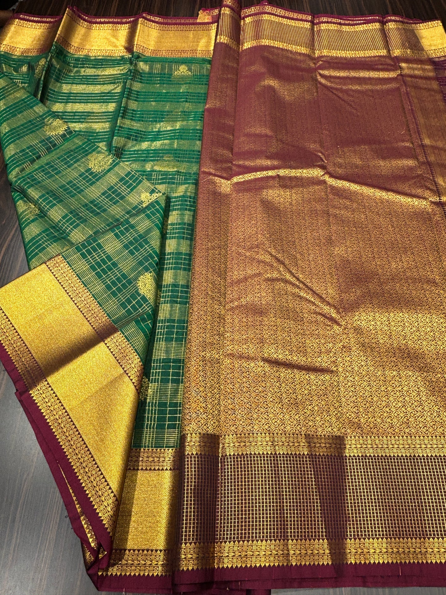 Semi Kanchipuram silk