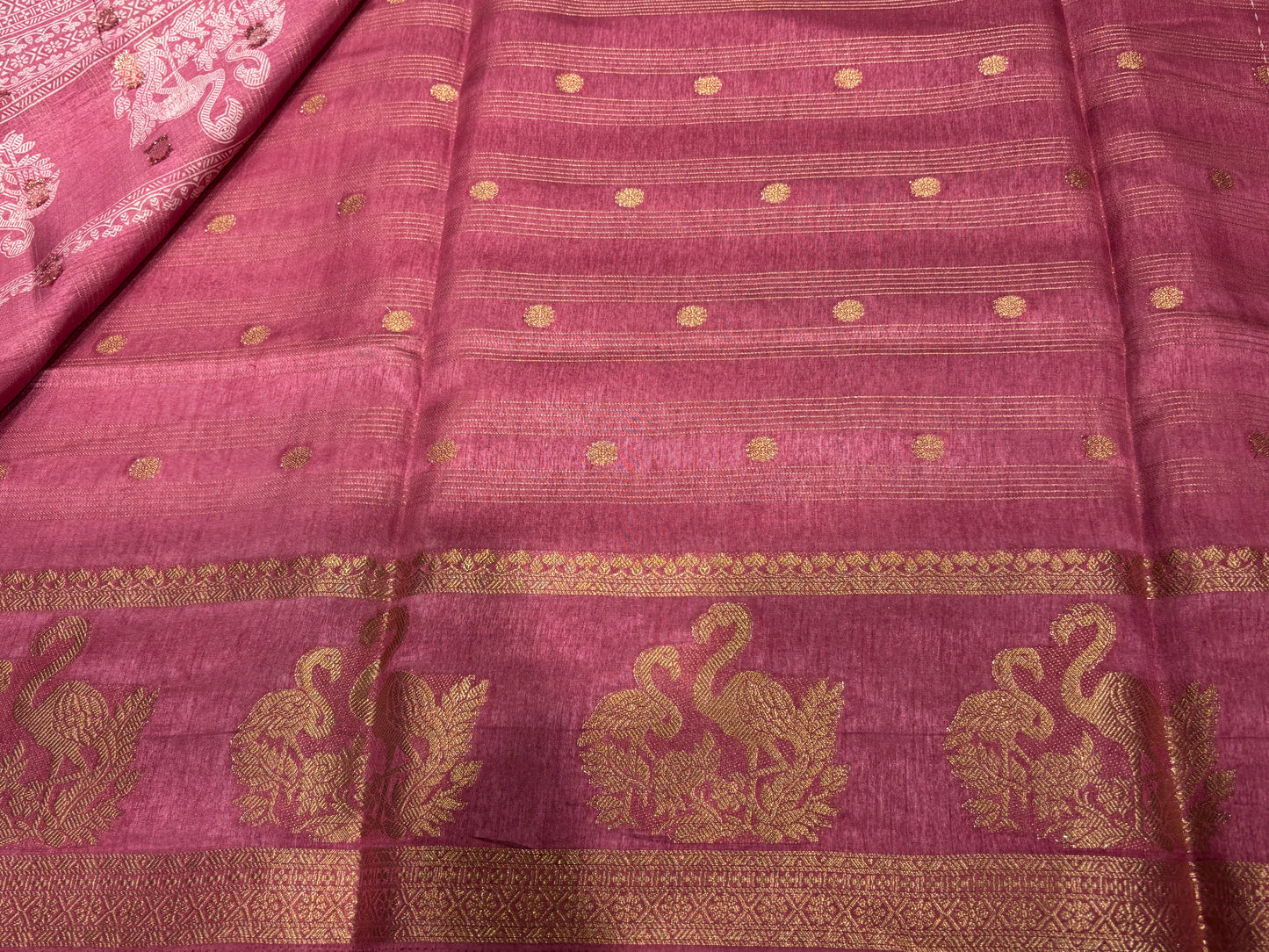 Mulberry silk saree
