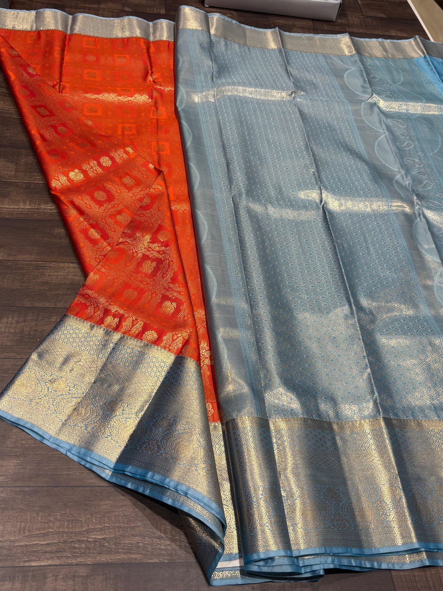 Semi Kanchipuram silk